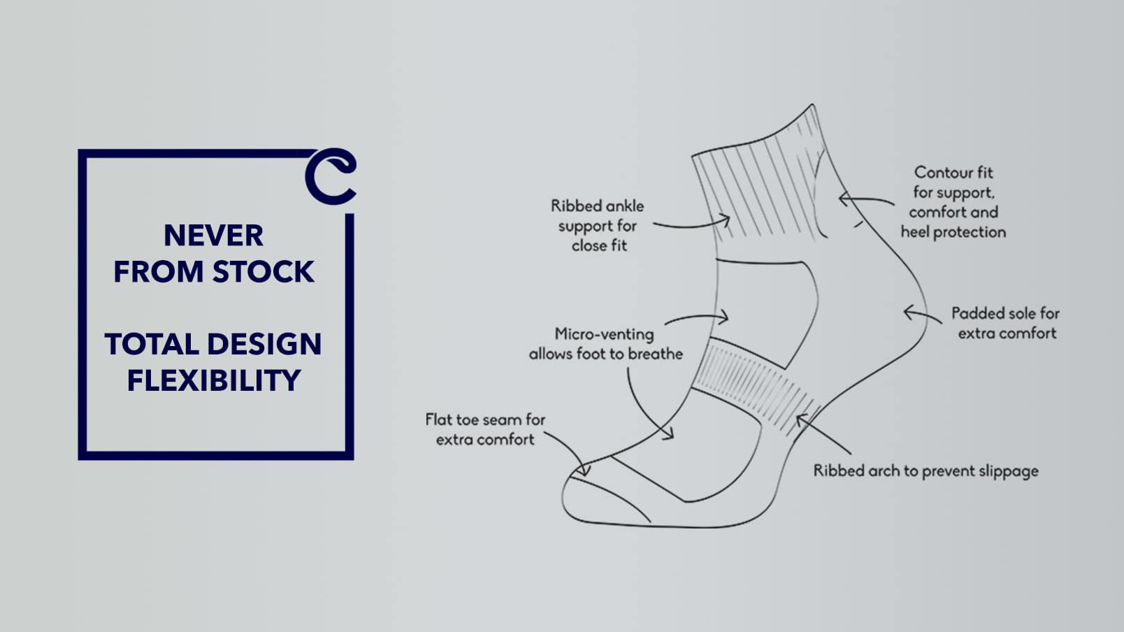 CLIFTON Kai Custom Crew Socks